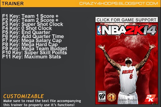 cheat codes for nba 2k14